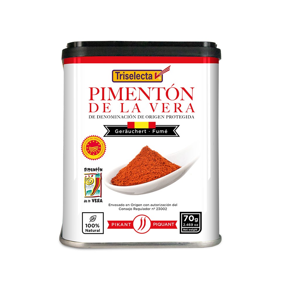 PIMENTON AHUMADO PICANTE 70g TRISELECTA