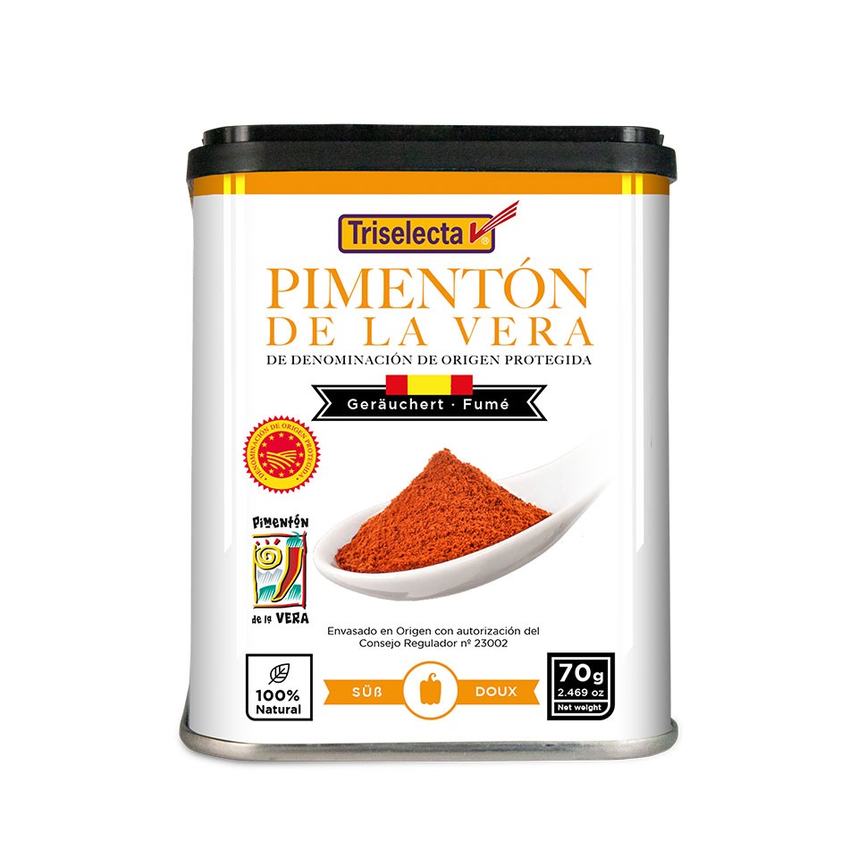 PIMENTON AHUMADO DULCE 70g TRISELECTA