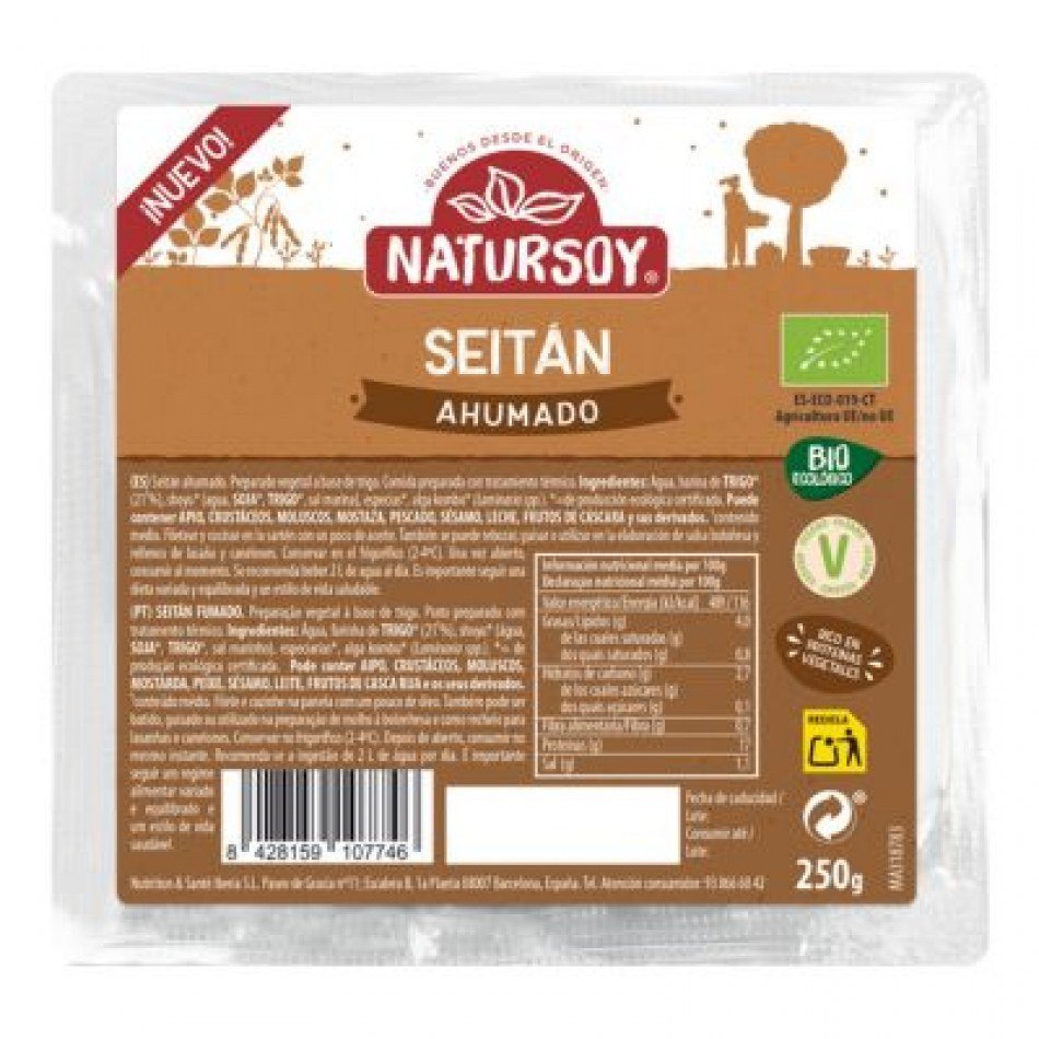 SEITÁN AHUMADO NATURSOY 250g