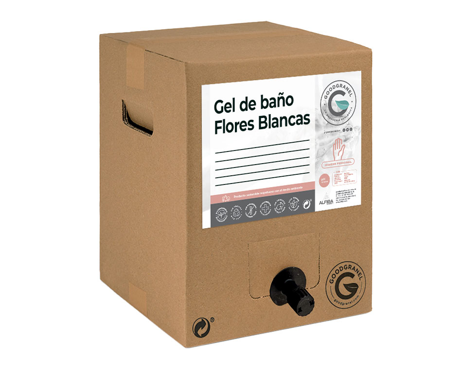 GEL DE BAÑO FLORES BLANCAS GOOD GRANEL