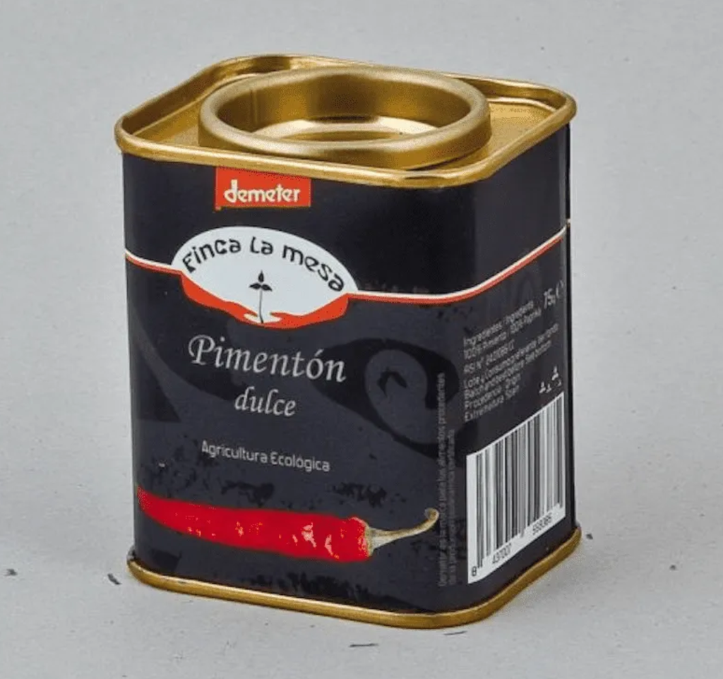 LATA PIMENTON DULCE BIO 75g FINCA LA MESA